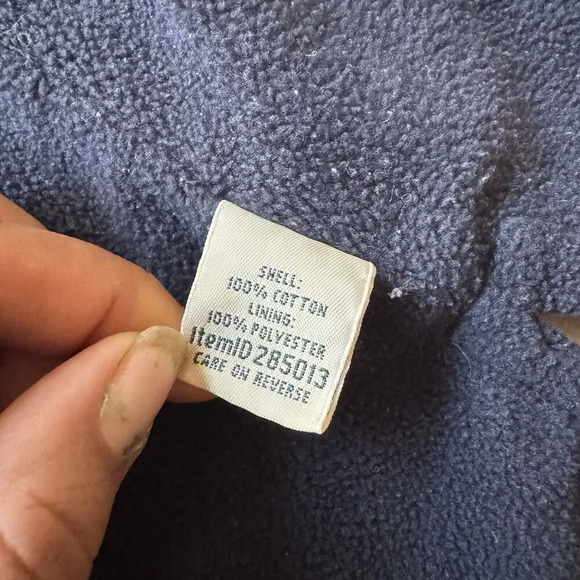 LL Bean Shirt Womens Red Flannel Fleece Lined Shacket Jacket Coat Ladies Small - Picture 9 of 11